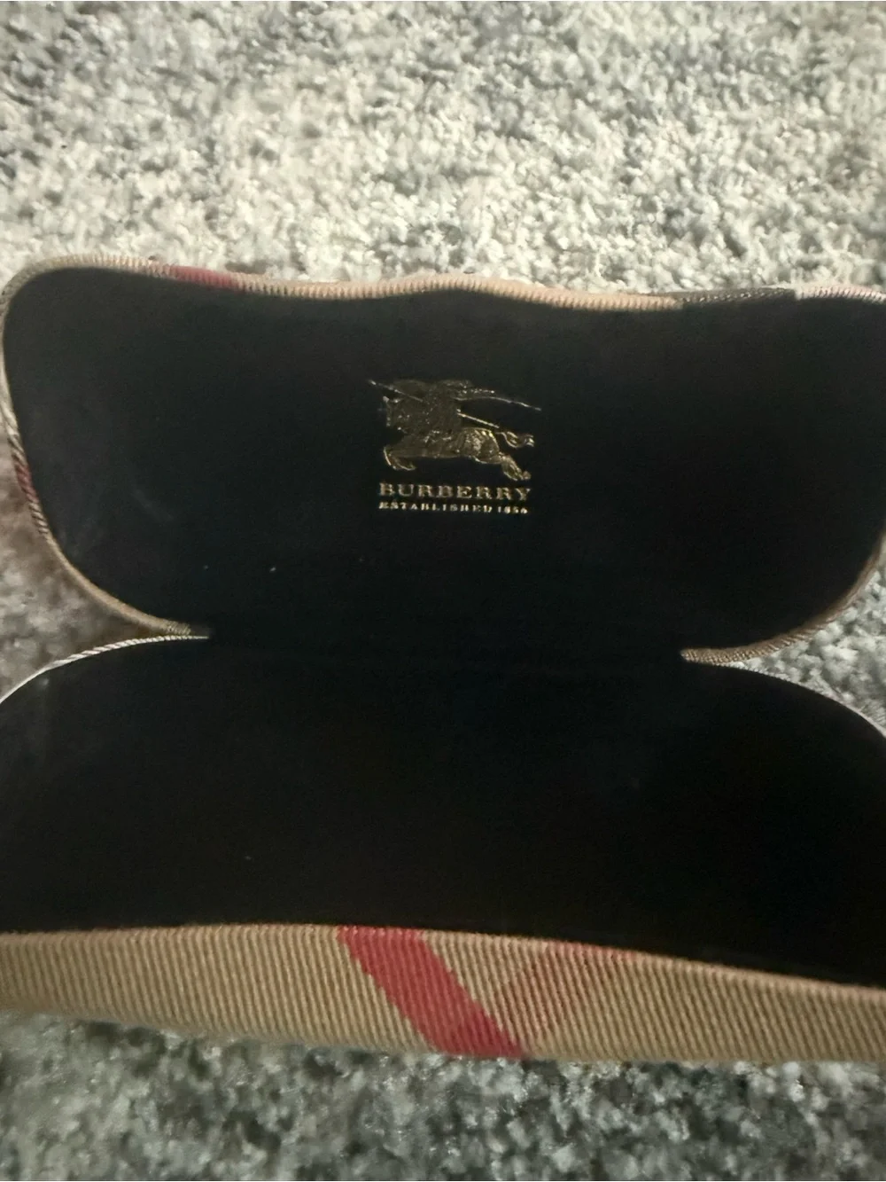 Burberry Black Oversized Square Sunglasses